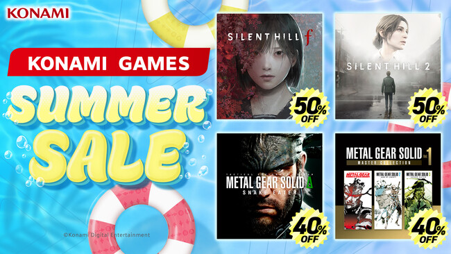 Steam StoreにてKONAMI「Summer SALE」を7月10日まで開催中 
