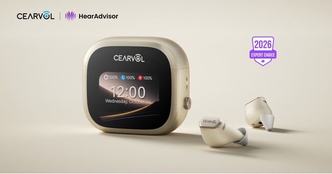 次世代スマート集音器「Cearvol Wave」、米国HearAdvisorの「Expert Choice 2026」を受賞