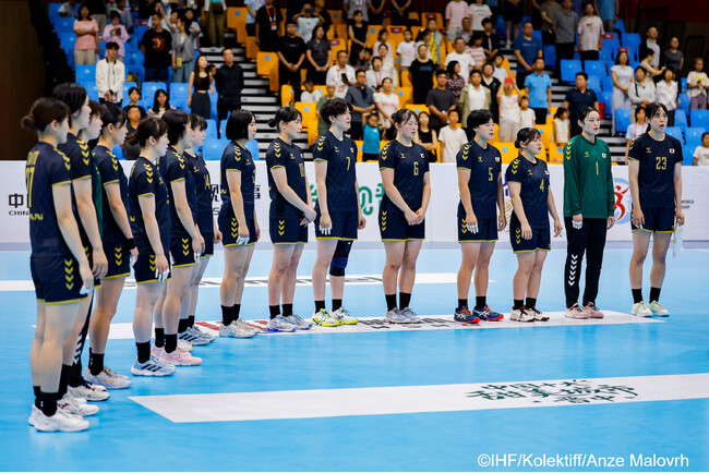 【ハンドボール女子ジュニア日本代表】第25回女子ジュニア世界選手権 第3戦 クロアチアに敗れるも、女子ジュニア代表初の予選ラウンド1位通過