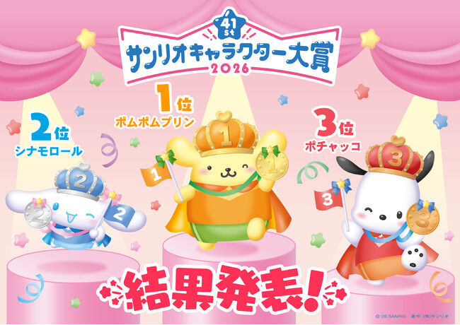 「2026年サンリオキャラクター大賞」結果発表