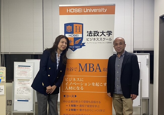 新東通信の共創クリエイティブブティック「GINZA CREATIVO」のECD 岸仲 真が、法政大学ビジネススクールで特別講義を実施