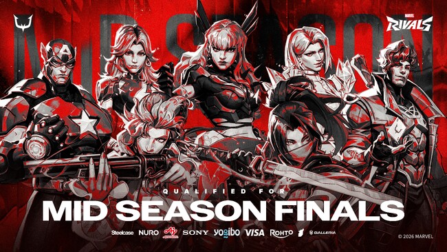 eスポーツチーム「REJECT」Marvel Rivals部門、『Marvel Rivals Ignite 2026 Stage 1 - Pacific』で準優勝、世界大会出場権を獲得