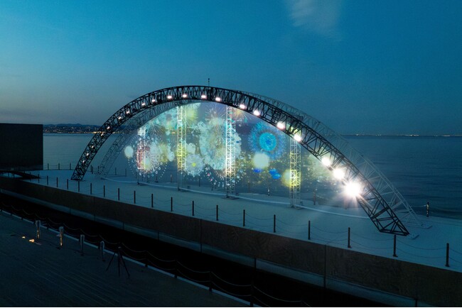 兵庫県・淡路島 日本で唯一の常設海上アートステージ『PASONA HARBOR STAGE』 7月17日開設
