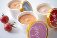 “夏に買えないトマト”が、ひんやりスイーツで登場！「ひりょうやさんのトマト」ジェラート・シャーベット3種を発売