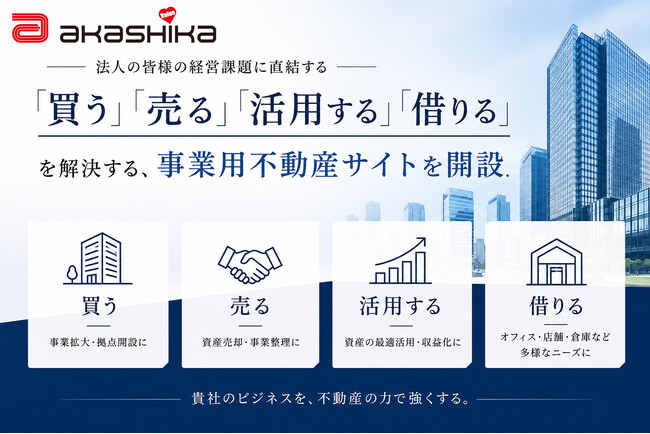 赤鹿地所、姫路エリア特化型の事業用・投資用不動産の専門情報サイトを7月1日に開設
