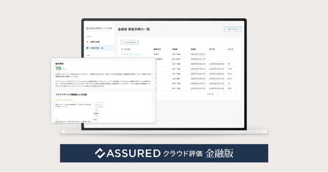 「Assuredクラウド評価 金融版」をリリース