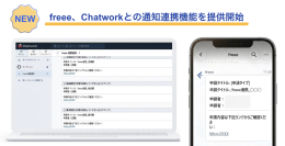 freee、Chatworkとの通知連携機能を提供開始