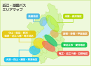 近江バス・湖国バス エリアマップ 近江バス・湖国バス エリアマップ