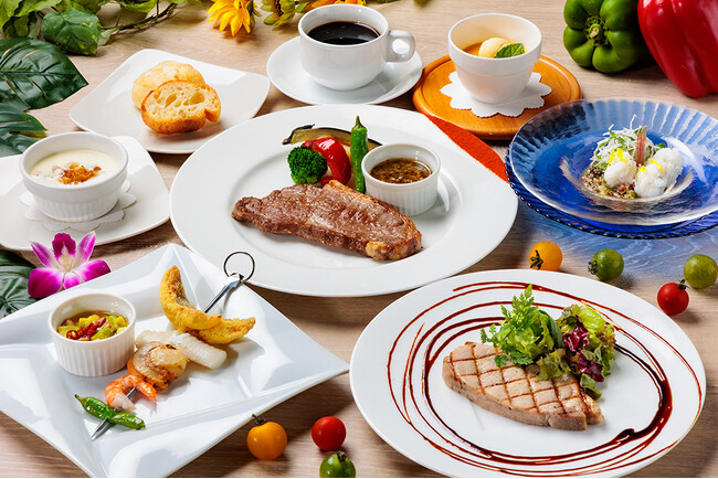 神戸三宮でサーロインもシーフードも何度でもおかわり自由。「コース料理の贅沢感」と「食べ放題の満足感」のハイブリッド！大人気企画の第二弾「夏のランチコース」が8月1日より登場。