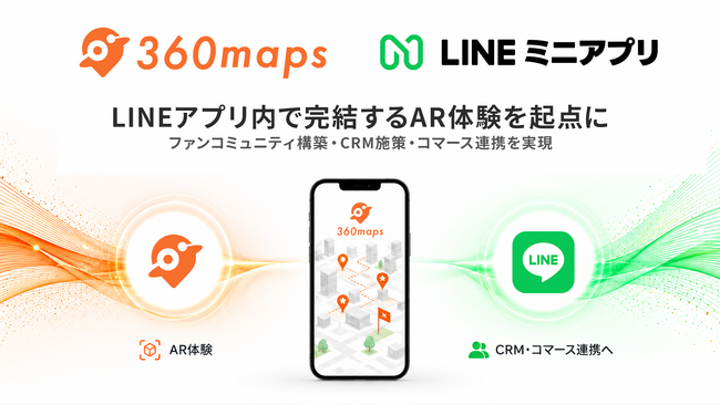 360Channelの空間体験プロダクト「360maps」がLINE公式アカウント連携、LINEミニアプリに対応