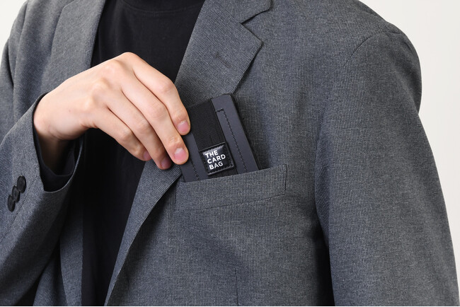 一瞬でカードサイズに収納できる新構造のエコバッグ「THE CARD BAG」7月3日より予約販売開始