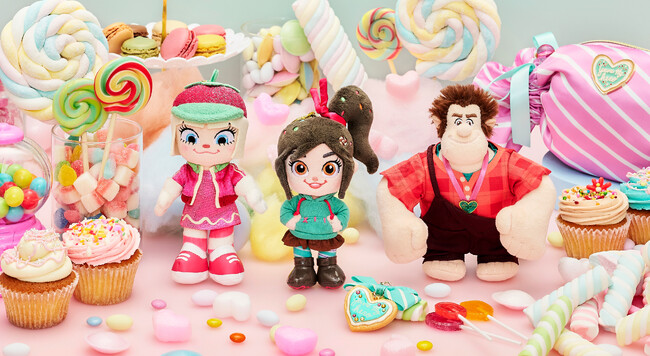 『シュガー・ラッシュ』のポップでキュートなお菓子の世界をモチーフにした新コレクションをディズニーストアで7月10日（金）より順次発売