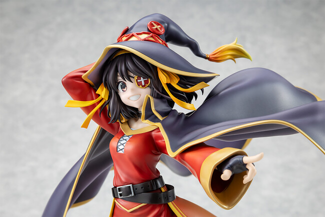 『涼宮ハルヒ』シリーズより、涼宮ハルヒが『この素晴らしい世界に祝福を！』めぐみんの衣装に身を包み、1/7スケールフィギュア化！　7月3日（金）より予約受付開始！