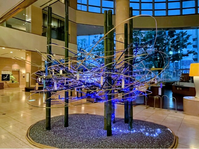 【都ホテル 四日市】七夕の願いがひとつのアートになる　ホテルロビーで七夕アート展「宙星（そらぼし）」を開催