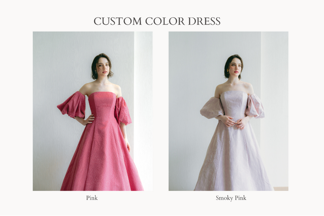 約250通り！デザイン×カラーを自由に選べる「Custom Color Dress」2026年7月3日（金）スタート