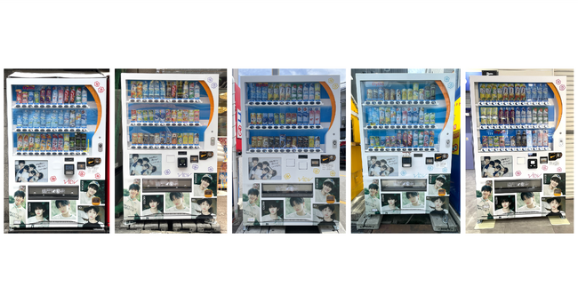 期待の新ボーイズグループ「VIBY」のデビューを、自販機を通じて応援！「VIBYコラボラッピング自販機」を全国5カ所に設置！各メンバーカラーのデザインに加え、オリジナル音声メッセージも楽しめます！