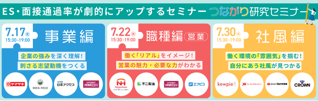 食品業界内定者インタビュー記事を公開　選考突破に必要な「言語化」を学ぶ「つながり研究セミナー」を7月にオンライン開催