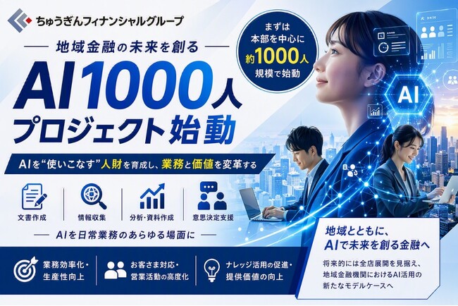地域金融の未来を創る「AI1000人プロジェクト」始動 !!