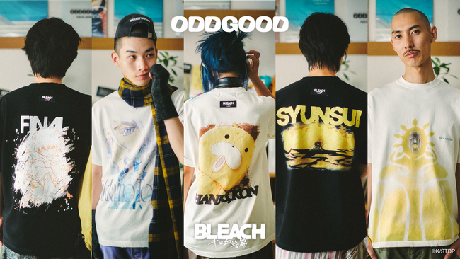TVアニメ『BLEACH 千年血戦篇』の世界観を落とし込んだアパレルコレクションを新ブランド「ODDGOOD」のPOP UP STOREにて2日間限定で発売！