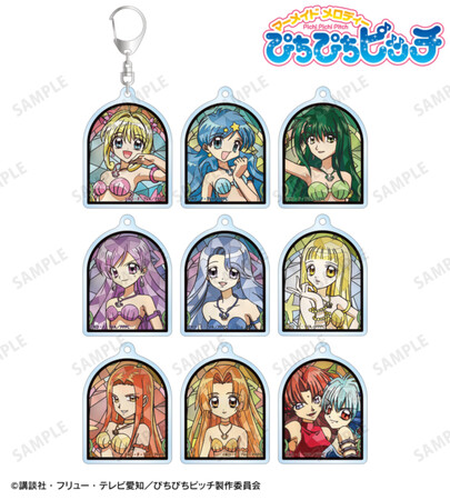 アニメ「ぴちぴちピッチ」のトレーディング Aure Glass アクリルキーホルダーなどの受注を開始！！アニメ・漫画のオリジナルグッズを販売する「AMNIBUS」にて