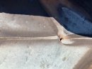 【画像2】銅板谷樋の穴開きのようす(2) 【画像2】銅板谷樋の穴開きのようす(2)