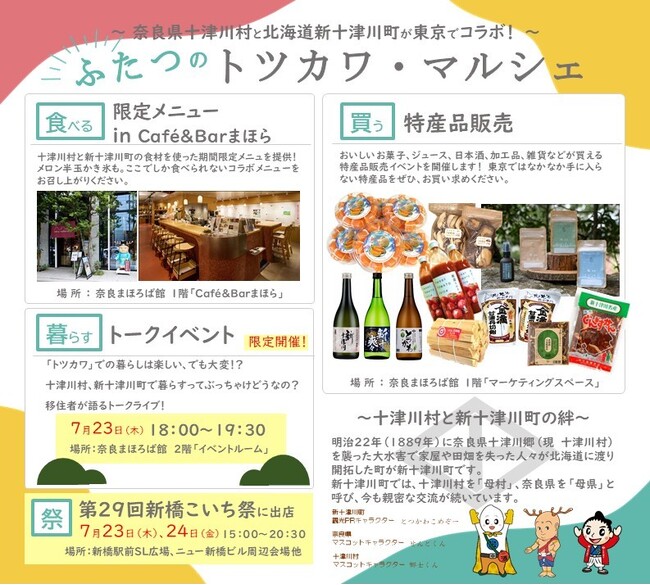 ふたつのトツカワ・マルシェ in奈良まほろば館(東京)