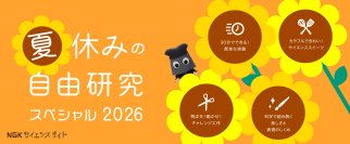 「夏休みの自由研究スペシャル 2026」を公開