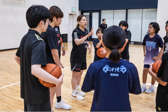 地域交流を通じてスポーツの魅力を発信 トヨタ自動車アンテロープス沖縄市合宿