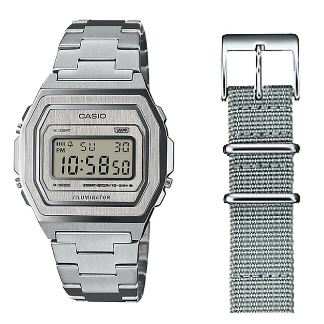 即完売した【CASIO CLASSIC PREMIUM SERIES】が待望の再入荷。夏の装いに映える、ユニセックスなシルバーウォッチ