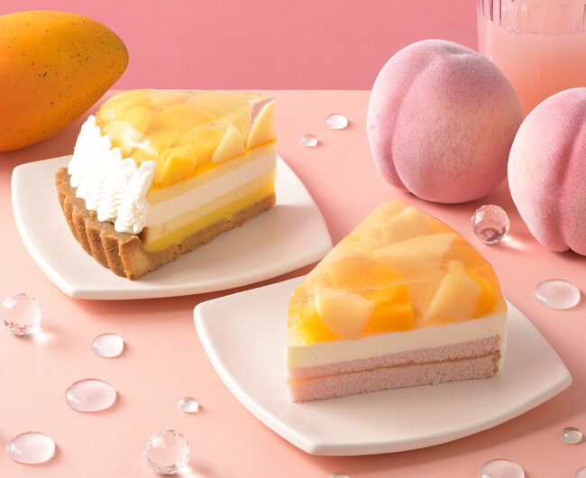 【銀座コージーコーナー】キラキラ&ぷるるん♪目にも涼しいゼリー仕立ての桃スイーツが7月10日から登場！