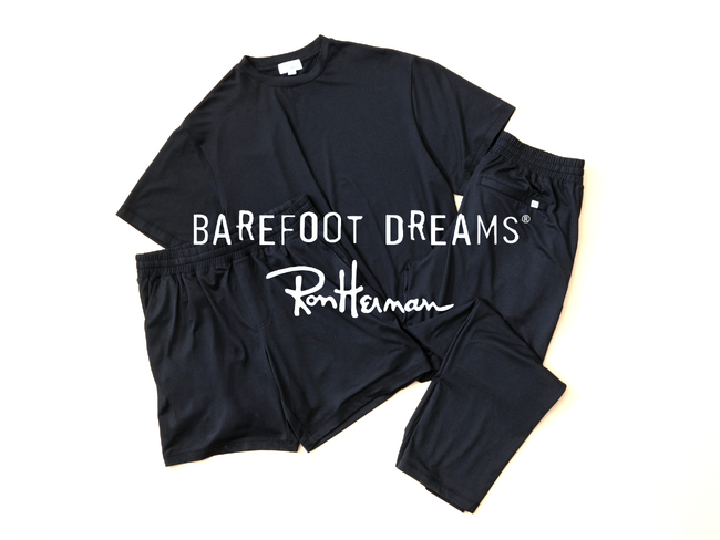 【ロンハーマン】Ron Herman Men'sにBAREFOOT DREAMSから、驚くほど柔らかく心地よい肌触りの ”バターシック コレクション” が初登場。