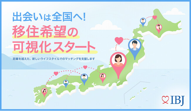 「移住への考え」を可視化し、“広域婚活”を促進。回答者のうち約4人に1人が移住に前向き。