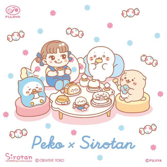 毎年大人気のコラボレーションが東京駅で！不二家洋菓子店としろたんのコラボPOP UPショップ「ペコちゃん×しろたん みんなでふわふわスイーツパーティー」期間限定で東京駅一番街・東京ギフトパレットに登場