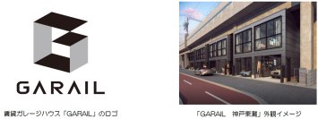 阪神電車「魚崎駅」～「青木駅」間の高架下に賃貸ガレージハウスが完成施設名称を「GARAIL（ガレール）神戸東灘」に決定しました