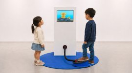 東京工芸大学インタラクティブメディア学科4年生5名が制作した作品「おさかな研究ラボ びっくりーず」 東京工芸大学インタラクティブメディア学科4年生5名が制作した作品「おさかな研究ラボ びっくりーず」