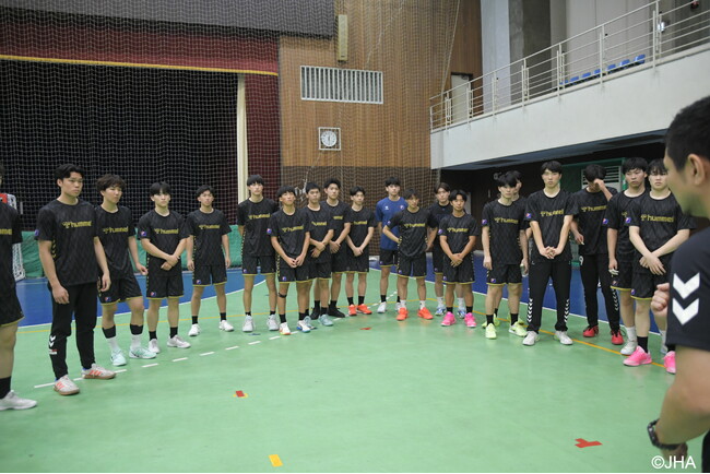 【ハンドボール】男子日本代表U-19(ユース) 第1回強化合宿を実施