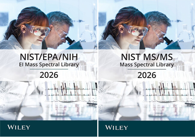 Wiley、NIST Mass Spectral Library 2026の提供を開始 - 多彩な装置対応フォーマットで展開