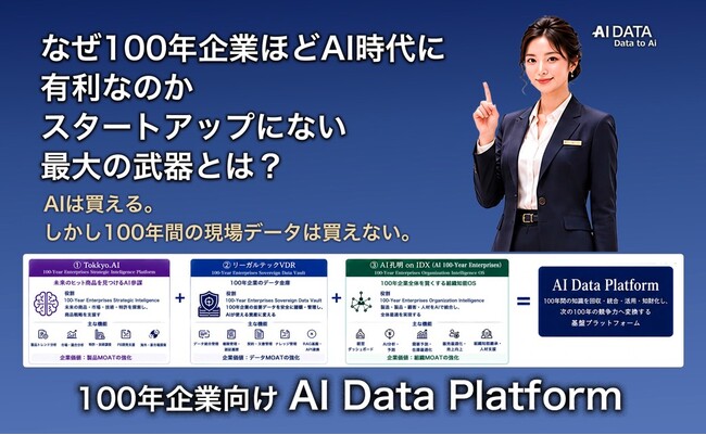 なぜ100年企業ほどAI時代に有利なのか。100年企業向け「AI Data Platform」鉄鋼・建築業界に導入決定
