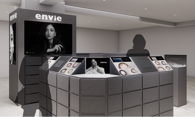 カラコン「envie（アンヴィ）」、ブランド初の百貨店常設店『envie OSAKA』が大丸心斎橋店に7月9日（木）誕生