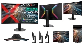 JAPANNEXTが27インチ VAパネル 昇降式多機能スタンドを搭載した180Hz対応の湾曲WQHDゲーミングモニターを34,980円で7月9日(木)に発売 JAPANNEXTが27インチ VAパネル 昇降式多機能スタンドを搭載した180Hz対応の湾曲WQHDゲーミングモニターを34,980円で7月9日(木)に発売
