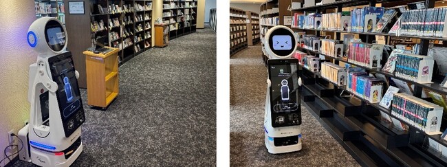 【大阪工業大学】図書館ロボが読みたい本の棚まで案内