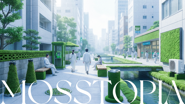 苔のユートピアをつくる「MOSSTOPIA」プロジェクトが2027年国際園芸博覧会（GREEN×EXPO 2027） 花・緑出展に内定--7月10-12日 渋谷にて先行展示