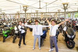 「BDS柏の杜会場見学ツアー」にはボートレーサーの毒島誠選手も参加 「BDS柏の杜会場見学ツアー」にはボートレーサーの毒島誠選手も参加