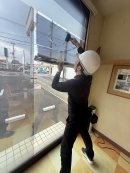 施工 室内から 施工 室内から