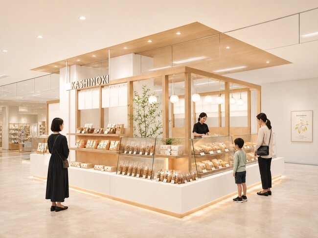 創業110年を迎える山口の菓子店「果子乃季」、イオン防府店を“素材のおいしさを伝える”「KASHINOKI」として7月17日（金）にリニューアルオープン