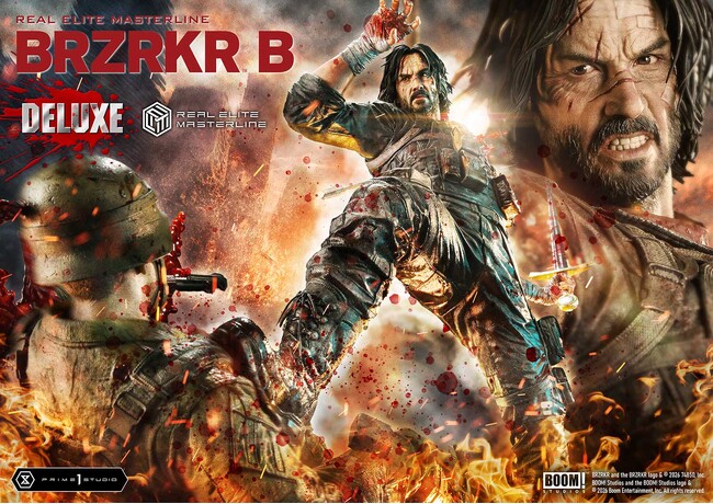 キアヌ・リーヴス原作の『BRZRKR』から、主人公「B」を1/4スケールで立体化