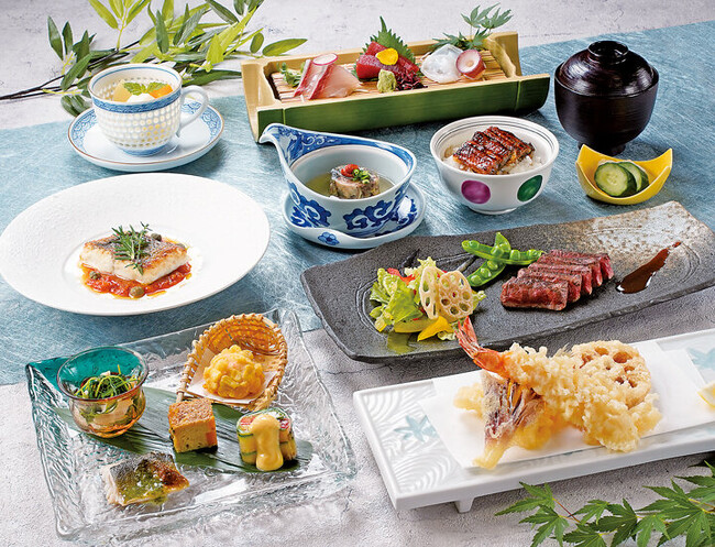 【明治記念館】鮨・天麩羅・鉄板焼「羽衣」にて夏の納涼をテーマにした期間限定ディナーメニューを提供開始　- 夕涼みのひとときを彩る「夕涼み会席」-