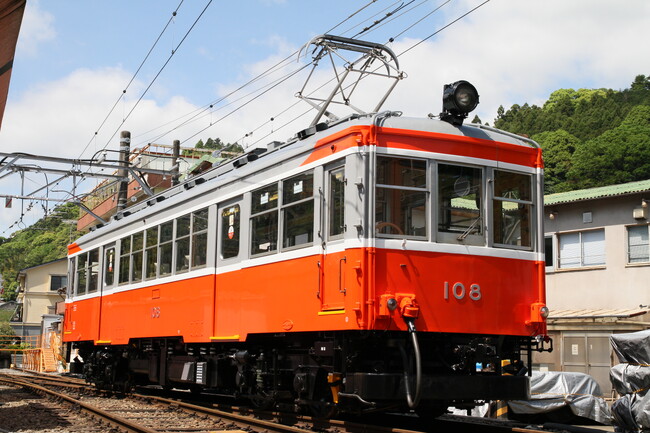箱根登山電車１００形車両 引退記念企画 第２弾！令和８年８月８日記念入場券や１０８号に関連したオリジナルグッズを発売