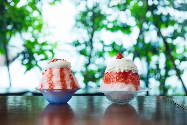 【期間限定】夏の涼を味わう「かき氷フェア」開催!　王道人気の「苺とマスカルポーネ」や真っ黒濃厚な「黒ごま」など、個性豊かな12種類のかき氷が新登場。