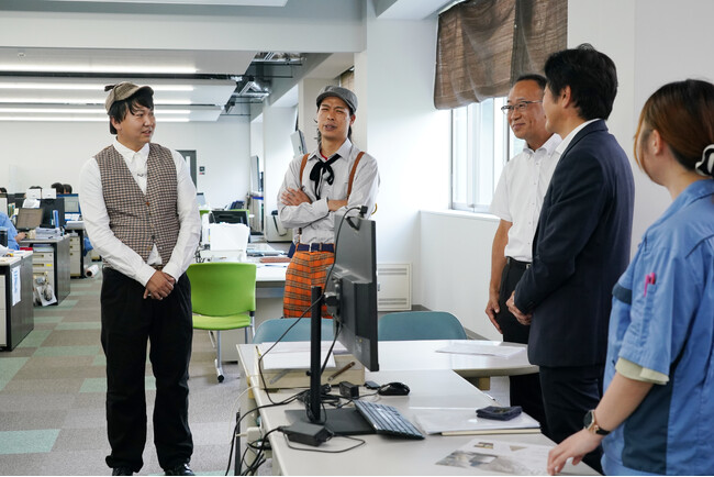お笑いコンビ・バッテリィズが”企業探偵”に!?社員に扮した本物の社長を探し出す、新感覚の職場発見バラエティ!!テレビ愛知で7月18日(土)放送！